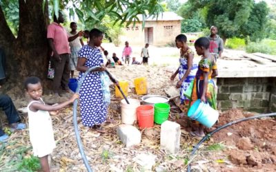 Die Wasserpumpe ist fertig, ein riesen Erfolg