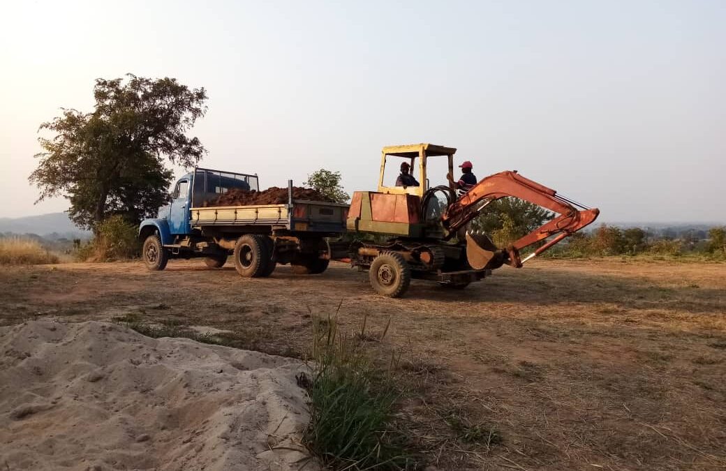 Bauarbeiten in Mpanga – es geht vorwärts!